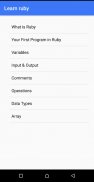 Learn Ruby screenshot 0