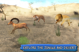 Lion Simulator Family: Animal Survival Games screenshot 2