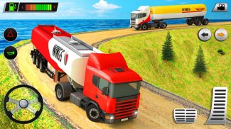 Offroad Oil Tanker Transport Truck Driver 2020 screenshot 4