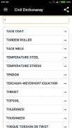 Civil Engineering Dictionary screenshot 1