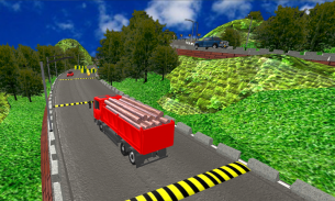 uphill cargo truck driving transport simulator screenshot 2