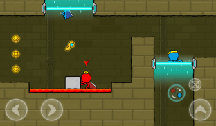 Red and Blue Stickman : Animation Parkour screenshot 13