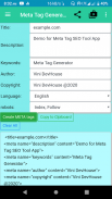Meta Tag Generator screenshot 6