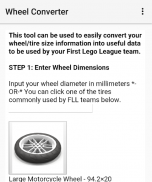 FLL Wheel Converter screenshot 2