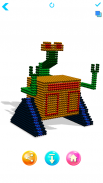 Robots Magnet World 3D - Build by Magnetic Balls screenshot 1