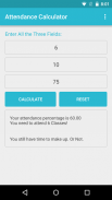 Attendance Calculator screenshot 2