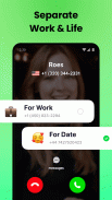 JusTalk 2nd Phone - 번호 라인 screenshot 5