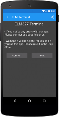 ELM327 Terminal Command 1.7 Download Android APK | Aptoide