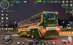 अमेरिकन शहर बस ड्रायव्हिंग खेळ screenshot 7