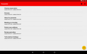 Fresszettel Notes screenshot 2