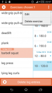 Simple Workout Journal screenshot 1