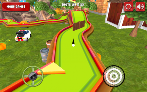 Mini Golf 3D Cartoon Farm screenshot 2