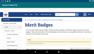 Boy Scouts/Cub Scouts Information and Note Keeper screenshot 5
