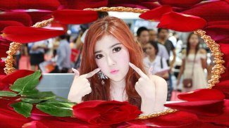 Rose flower frame photomontage screenshot 7