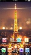 Paris Night Eiffel Tower Theme screenshot 1