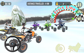 Impossible Snow ATV Bike Stunt screenshot 9