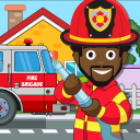 Pretend Town Fire Station Life Icon