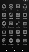 Grey and Black Icon Pack screenshot 1