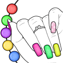 Glitter Nail Coloring Game