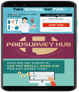 Paid Survey Hub complete Surveys and Earn screenshot 0