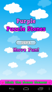 Purple Puzzle Stones Free screenshot 0