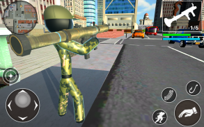 US Army Stickman Counter Rope Hero 3D screenshot 8