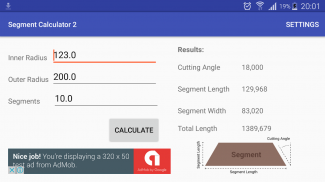 Segment Calculator 2 screenshot 1