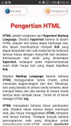 Belajar Ngoding ~ Learning HTML screenshot 3