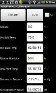 Air Lite Psychrometric Calcs screenshot 0