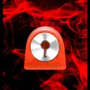 GO Locker Theme Smoke Fire Icon