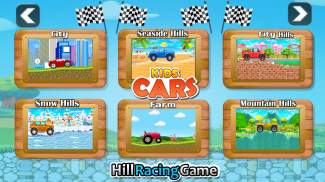 Kids Cars tepe yarışı oyunları - Toddler Driving screenshot 12