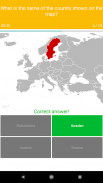 Quiz na mapie Europy - Kraje i screenshot 13