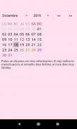 Calendario de Dias Fertiles screenshot 2