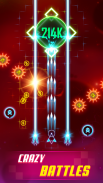 Glow Geometry Space Shooter screenshot 0