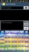 GO Keyboard Multicolor Theme screenshot 3