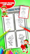 Xmas Elf Coloring Book screenshot 2