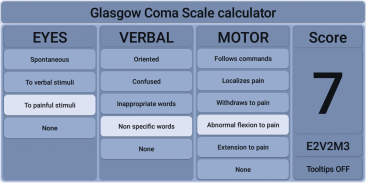 Glasgow Coma Scale screenshot 2