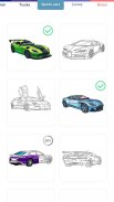 Cars Coloring by Number screenshot 8