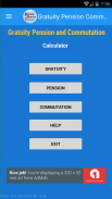 Gratuity Pension Calculator screenshot 1