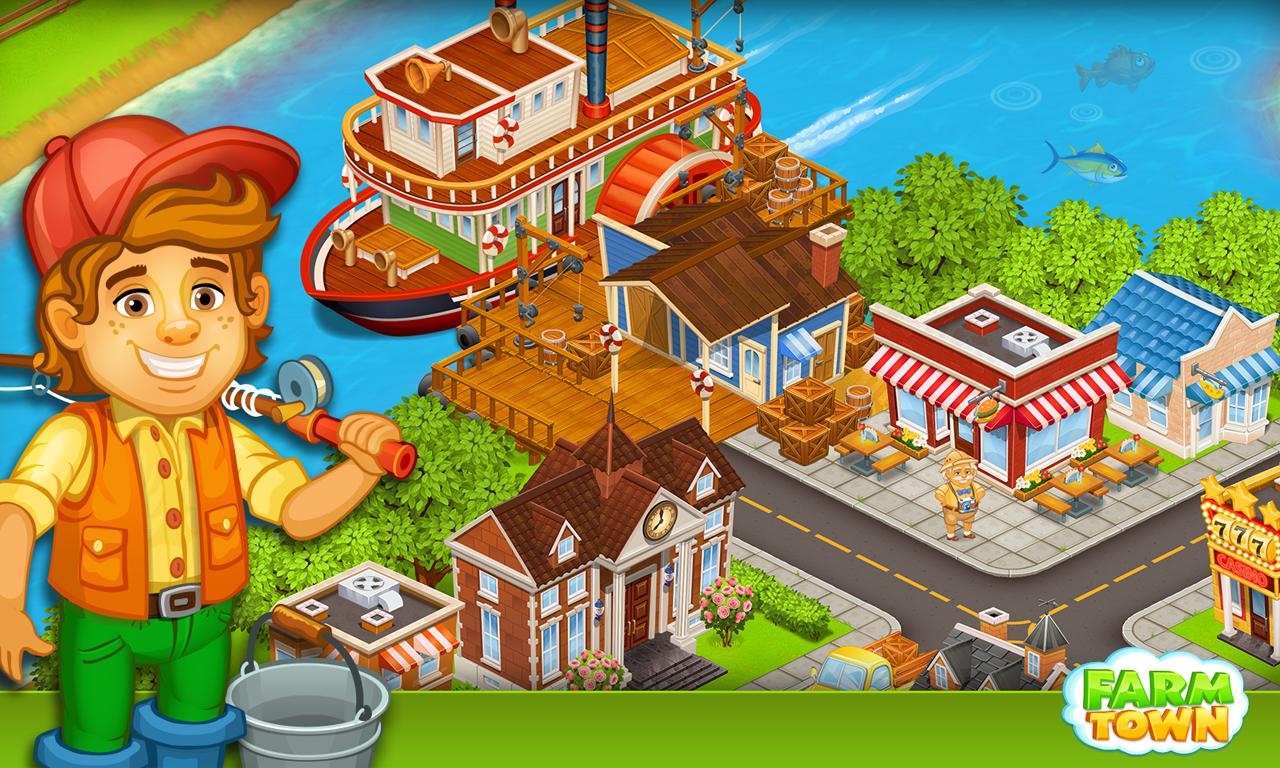  Happy Town Farm Offline APK  Android -  