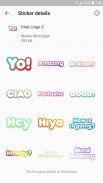 Chat Lingo Text Stickers - WAS screenshot 4