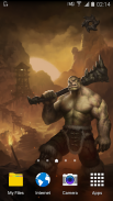 Orc Warlord Fantasy Live Wallpaper HD LWP Theme screenshot 2