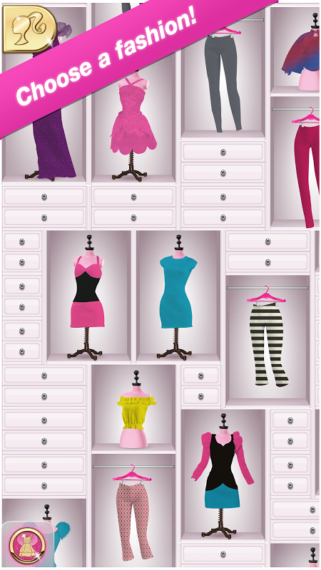 barbie fashionistas endless closet game