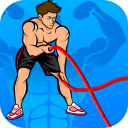 Battle ropes workout