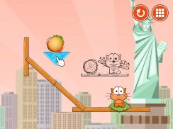 Hungry cat: physics puzzle screenshot 7