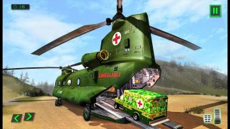 US Army Ambulance Driving Rescue Simulator screenshot 4
