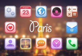 Paris Night ธีมจาก C Launcher screenshot 5