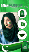 Pakistan flag Face Photo Editor : Independence Day screenshot 1