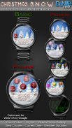 Christmas Snow HD Watch Face screenshot 14