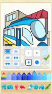 Jogo de trem: colorir screenshot 2